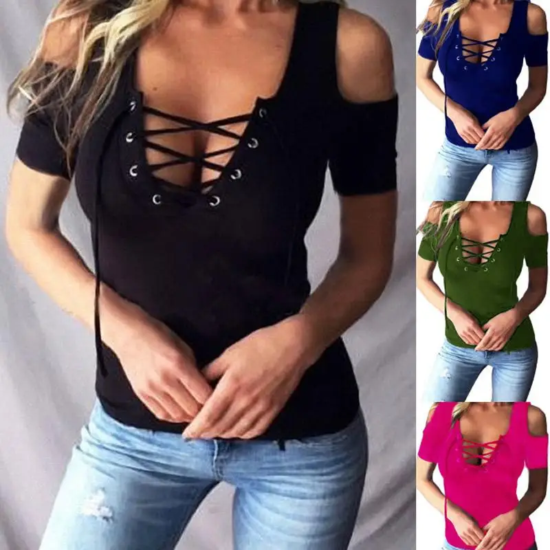 2018 Summer Women Blouses Sexy Lace Deep V Neck Short Sleeve Off Shoulder Shirts Casual Solid Tops Hollow Out Blusas
2018 Summer Women Blouses Sexy Lace Deep V Neck Short Sleeve Off Shoulder Shirts Casual Solid Tops Hollow Out Blusas