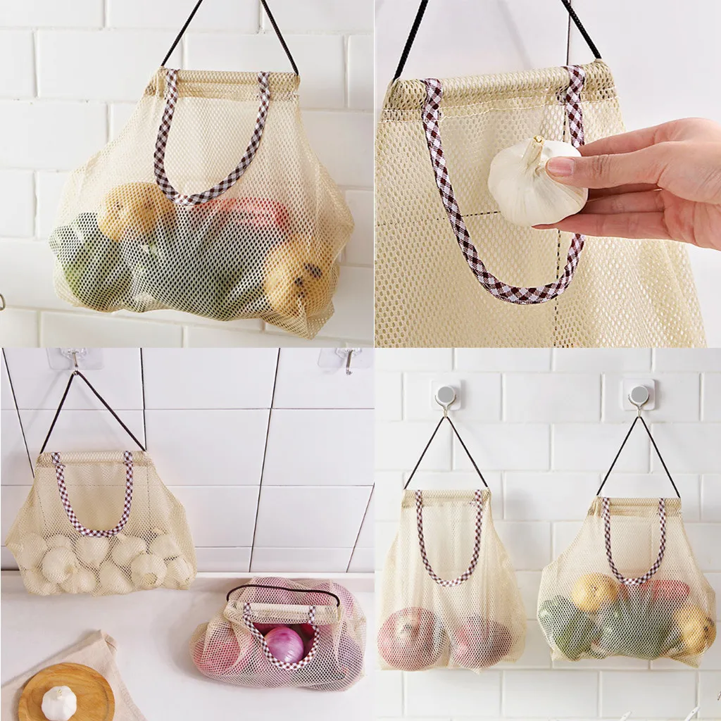 Kitchen Garbage Trash Storage Bag Onion Holder Vegetable Potato Hanging Mesh Fruit Ginger Organizer Container Garlic Food Saver
Kitchen Garbage Trash Storage Bag Onion Holder Vegetable Potato Hanging Mesh Fruit Ginger Organizer Container Garlic Food Saver