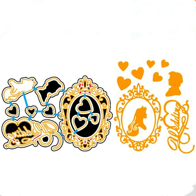 YLCD1177 Lover Wedding Metal Cutting Dies For Scrapbooking Stencils DIY Album Cards Decoration Embossing Folder Die Cuts New
YLCD1177 Lover Wedding Metal Cutting Dies For Scrapbooking Stencils DIY Album Cards Decoration Embossing Folder Die Cuts New