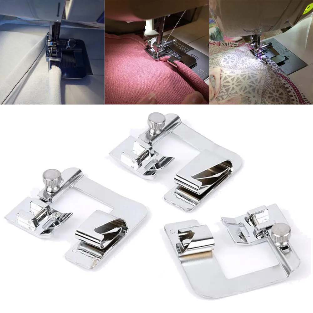 Dropshipping 3PC Rolled Hem Pressure Foot Sewing Machine For Singer Brother Low Shank Adapter
Dropshipping 3PC Rolled Hem Pressure Foot Sewing Machine For Singer Brother Low Shank Adapter
