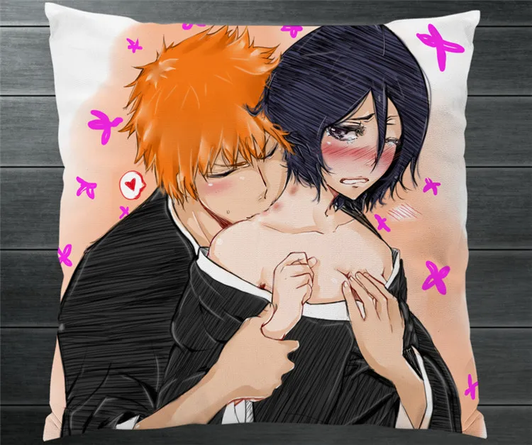 BLEACH Kurosaki Ichigo Kuchiki Rukia Fanart 40*40cm Two Side Pillowcase Pillow Case Cover Cosplay Otaku Gift BED/SOFA/CAR Decor
BLEACH Kurosaki Ichigo Kuchiki Rukia Fanart 40*40cm Two Side Pillowcase Pillow Case Cover Cosplay Otaku Gift BED/SOFA/CAR Decor