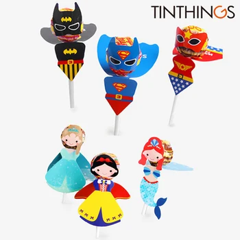 30 Pcs Heroes Birthday Super Hero Party Princess Party Decor Lollipop Card Paper Party Favors Birthday Mermaid Decoration
30 Pcs Heroes Birthday Super Hero Party Princess Party Decor Lollipop Card Paper Party Favors Birthday Mermaid Decoration