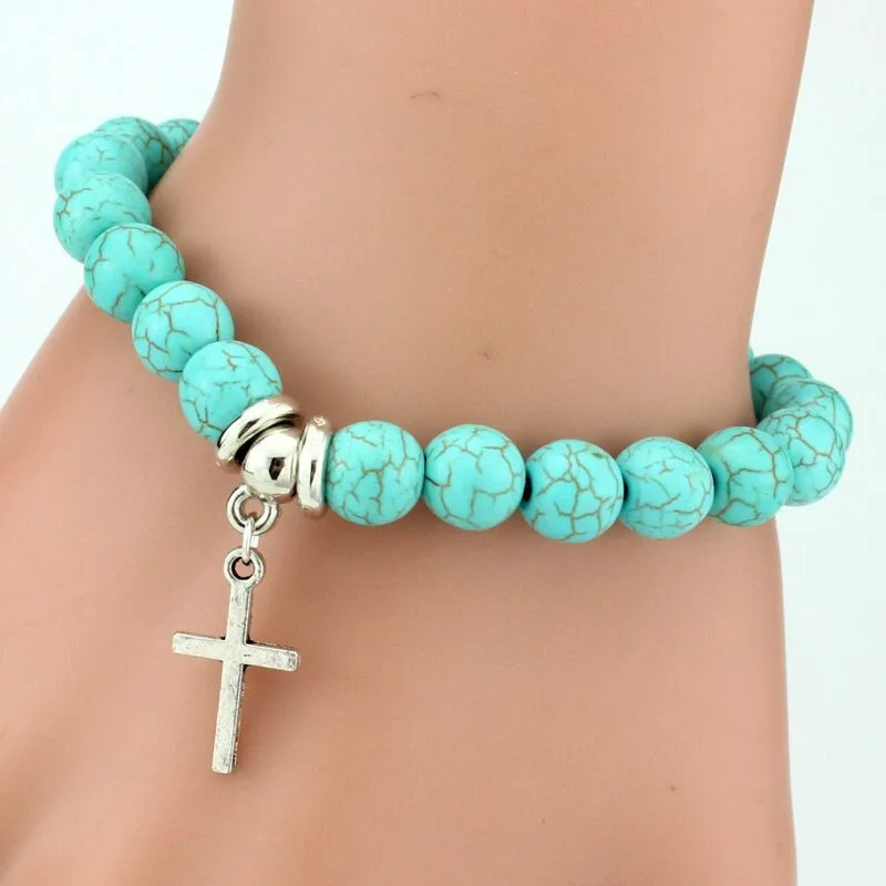 Hot 1 Pc Women Girl Fashion Trendy Popular 11 Styles Turquoise Beads Cross Key Owl Elephant Bracelet
Hot 1 Pc Women Girl Fashion Trendy Popular 11 Styles Turquoise Beads Cross Key Owl Elephant Bracelet