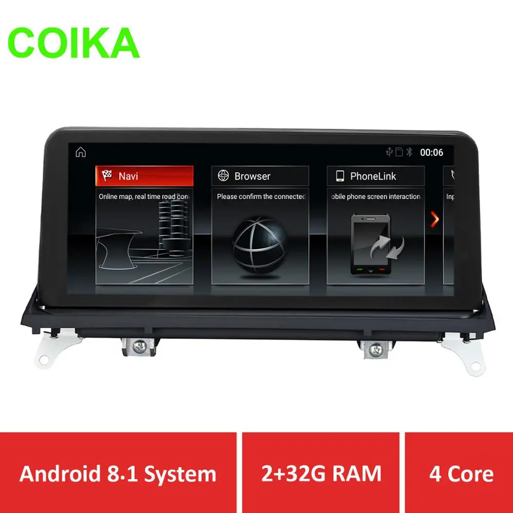COIKA 10.25" Android 8.1 System Car Screen Head Unit For BMW X5 E70 / X6 E71 2007-2014 GPS Navigation Video Player Bluetooth AUX
COIKA 10.25" Android 8.1 System Car Screen Head Unit For BMW X5 E70 / X6 E71 2007-2014 GPS Navigation Video Player Bluetooth AUX