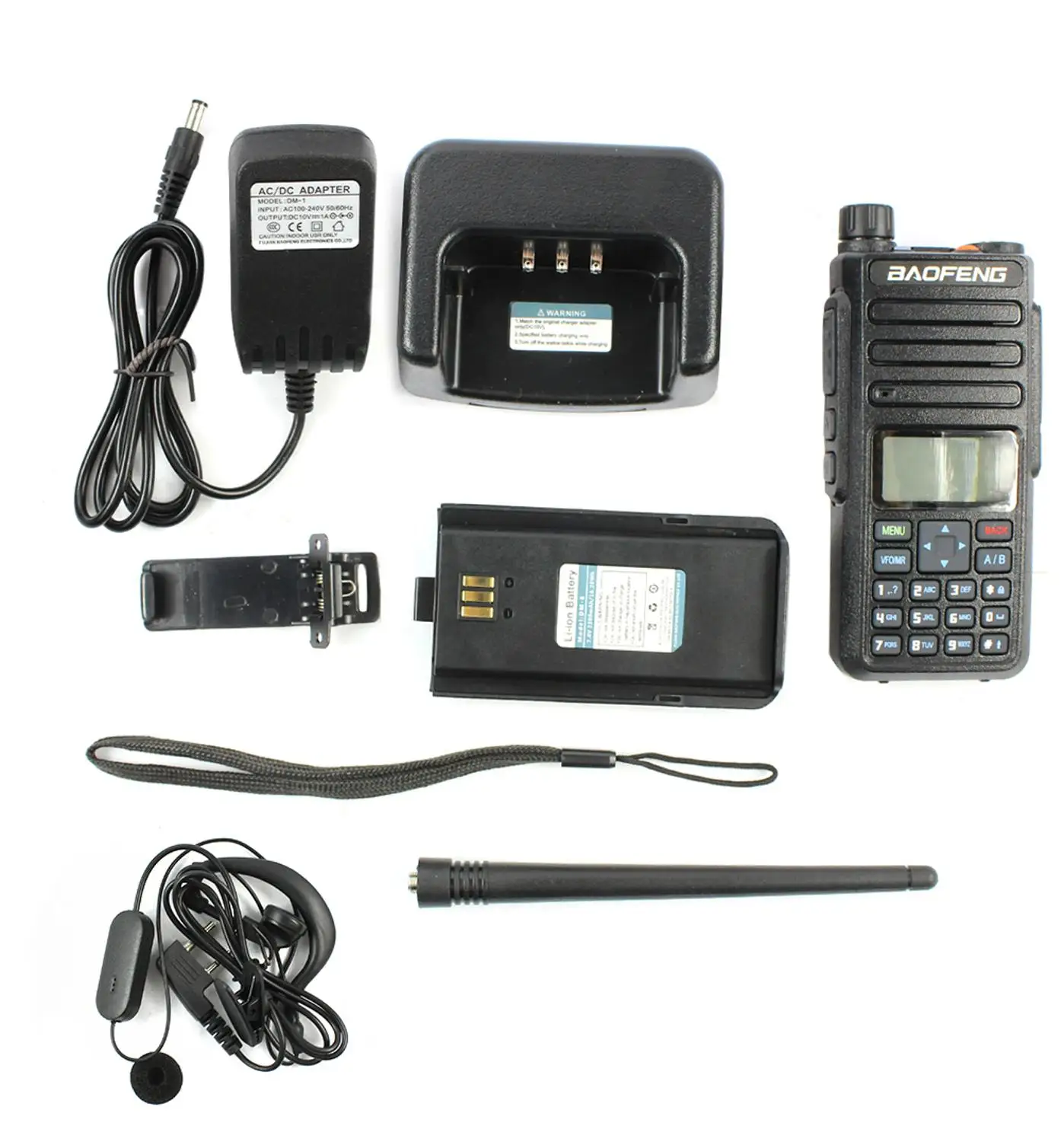 Baofeng DM-1801 Dual Band 5W VHF/UHF Portable Radio Broadband Walkie Talkie Support Alarm Digital Signaling SMS Function
Baofeng DM-1801 Dual Band 5W VHF/UHF Portable Radio Broadband Walkie Talkie Support Alarm Digital Signaling SMS Function