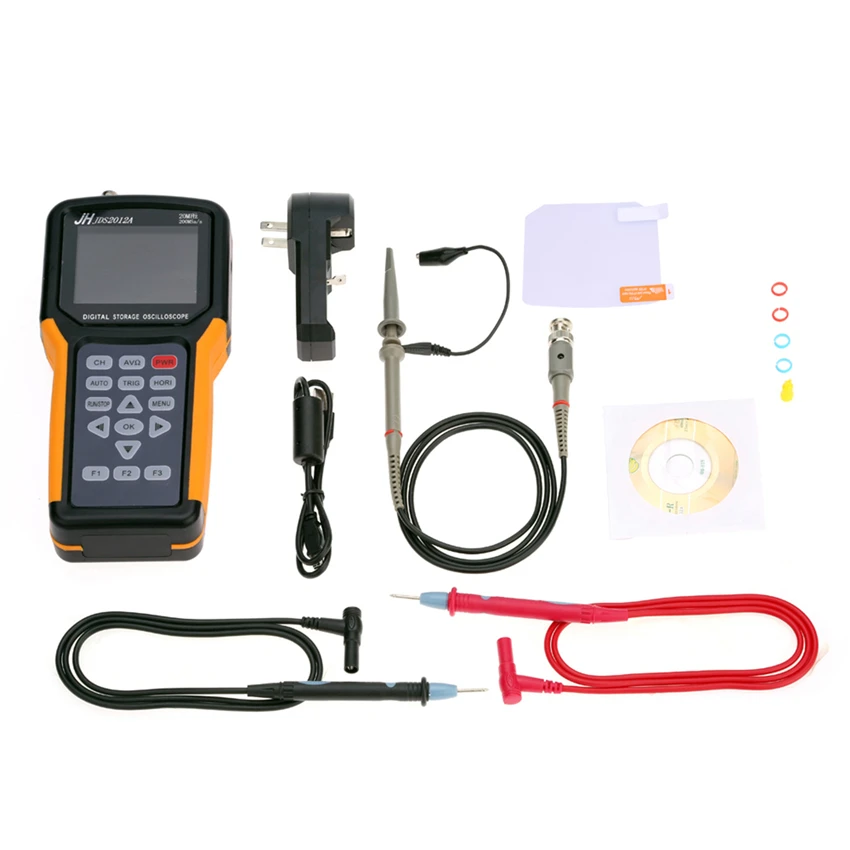 Jinhan JDS2012A Digital Multimeter Oscilloscope Handheld Pocket Mini Portable Oscilloscope Sale Logic Analyzer 1 Channels 20MHz
Jinhan JDS2012A Digital Multimeter Oscilloscope Handheld Pocket Mini Portable Oscilloscope Sale Logic Analyzer 1 Channels 20MHz