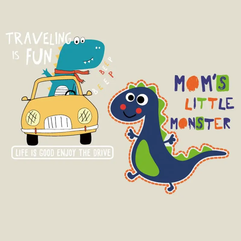 Fashion Cartoon dinosaur Iron On Stickers Washable Appliques A-level Patches Heat Transfer For DIY Accessory Clothing
Fashion Cartoon dinosaur Iron On Stickers Washable Appliques A-level Patches Heat Transfer For DIY Accessory Clothing