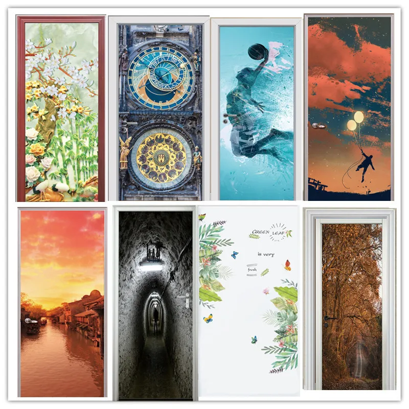 77x200cm Twilight Landscape Door Stickers For Living Room Bedroom PVC Self Adhesive Wallpaper Home Decor Waterproof Mural Decal
77x200cm Twilight Landscape Door Stickers For Living Room Bedroom PVC Self Adhesive Wallpaper Home Decor Waterproof Mural Decal