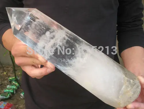 Free Shipping ddh00793 Large NATURAL transparent QUARTZ CRYSTAL POINT HEALING size :about 20x4x4cm
Free Shipping ddh00793 Large NATURAL transparent QUARTZ CRYSTAL POINT HEALING size :about 20x4x4cm