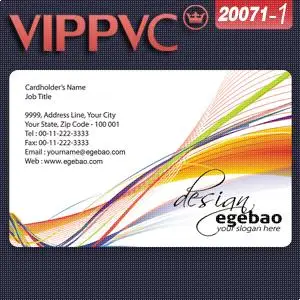 20071-1 Free Design PVC Plastic Business Card white plastic 
20071-1 Free Design PVC Plastic Business Card white plastic