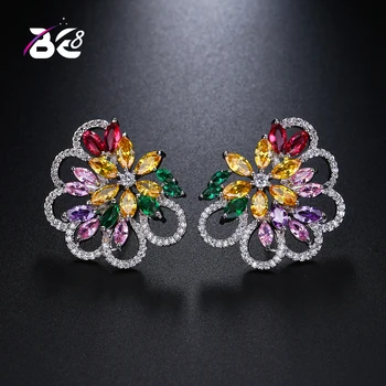 Be 8 Classic Design Romantic Jewelry 2018 AAA Cubic Zirconia Stone Flower Stud Earrings for Women Wedding Jewelry E457
Be 8 Classic Design Romantic Jewelry 2018 AAA Cubic Zirconia Stone Flower Stud Earrings for Women Wedding Jewelry E457
