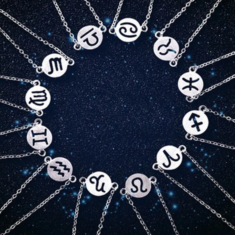 Constellation Jewelry Silver Virgo Libra Scorpio Sagittarius Capricorn Aquarius Zodiac Bracelet Circle Charm Bracelet Femme
Constellation Jewelry Silver Virgo Libra Scorpio Sagittarius Capricorn Aquarius Zodiac Bracelet Circle Charm Bracelet Femme