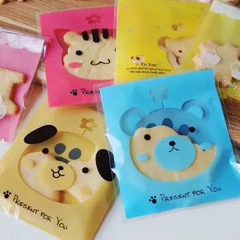 100 pcs/lot Cute Cartoon animal adhesive bag cookies diy Gift Bags for Christmas Party Candy Food&Handmade soap Packaging bags
100 pcs/lot Cute Cartoon animal adhesive bag cookies diy Gift Bags for Christmas Party Candy Food&Handmade soap Packaging bags