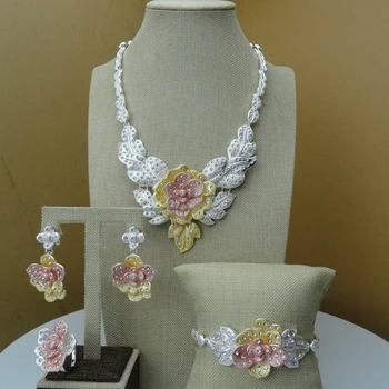 Yuminglai Dubai Costume Jewelry Lady's Jewelry Sets FHK6604
Yuminglai Dubai Costume Jewelry Lady's Jewelry Sets FHK6604
