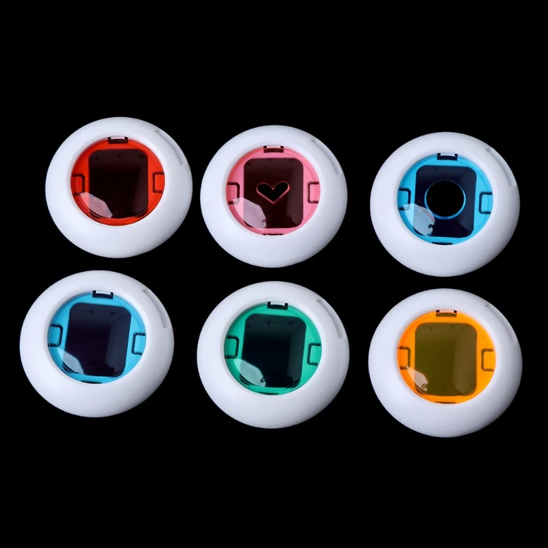 ALITER 6 Pcs Colorful Filter Lens For Fuji Instant Film Camera for Instax Mini 8/8+/9/7s/KT
ALITER 6 Pcs Colorful Filter Lens For Fuji Instant Film Camera for Instax Mini 8/8+/9/7s/KT