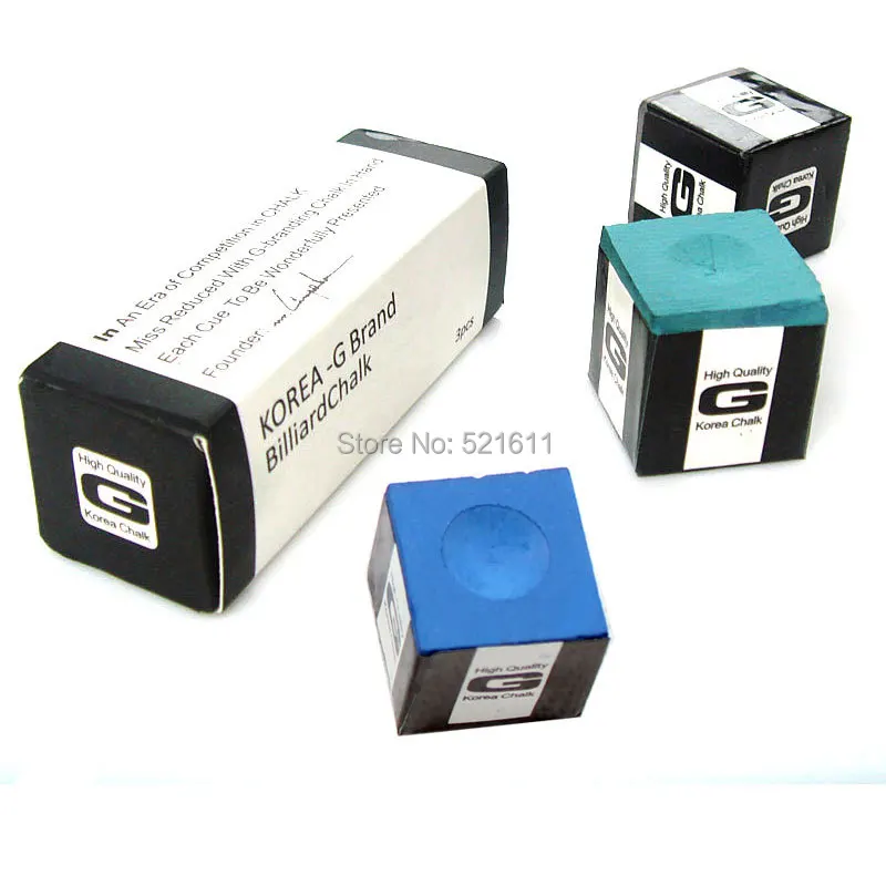 Free shipping 9pcs/lot billiard snooke Korea G-Brand billiard chalks high quality
Free shipping 9pcs/lot billiard snooke Korea G-Brand billiard chalks high quality