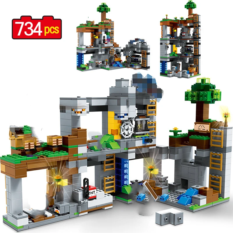 734pcs My Worlds Rock Castle Adventure Building Blocks Compatible Legoingly Minecrafted City Bricks Figures Toy For Children
734pcs My Worlds Rock Castle Adventure Building Blocks Compatible Legoingly Minecrafted City Bricks Figures Toy For Children