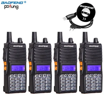 4pcs Baofeng UV-82(II) 8W/4W/1W Walkie Talkie Dual Band 136-174/400-520MHz True 8W High Power Two-Way Radio+1 Programming Cable
4pcs Baofeng UV-82(II) 8W/4W/1W Walkie Talkie Dual Band 136-174/400-520MHz True 8W High Power Two-Way Radio+1 Programming Cable