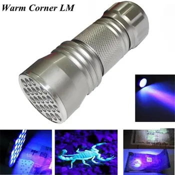 1PC UV Torch Ultra Violet 21 LED Flashlight Mini Blacklight Aluminum Light Lamp Checking Note Free Shipping Dec 9
1PC UV Torch Ultra Violet 21 LED Flashlight Mini Blacklight Aluminum Light Lamp Checking Note Free Shipping Dec 9