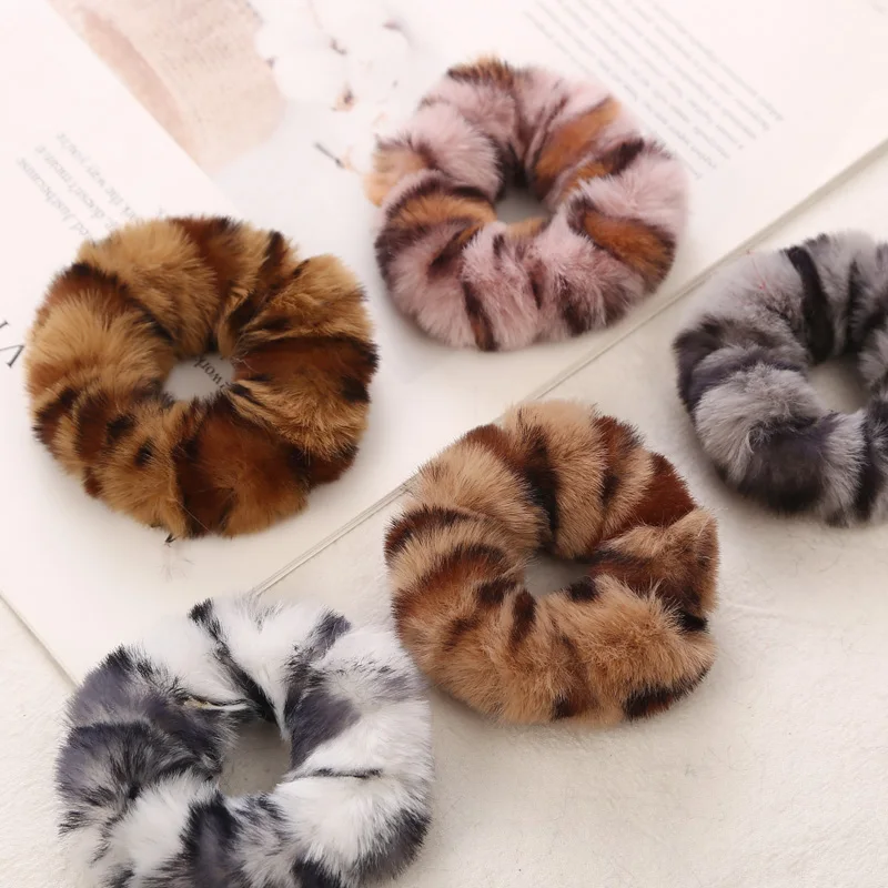 AIKELINA Leopard Striped Winter Warm Faux Rabbit Fur Girls Women Elastic Hair Rope Bands Hair Accessories Rubber Band Headwear
AIKELINA Leopard Striped Winter Warm Faux Rabbit Fur Girls Women Elastic Hair Rope Bands Hair Accessories Rubber Band Headwear