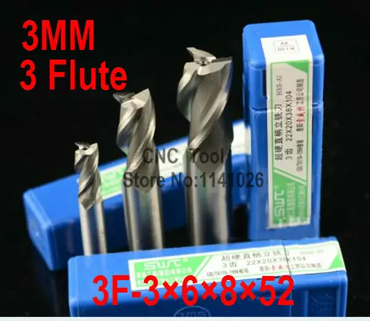 10 pcs/set 3.0MM 3 Flute HSS & Aluminium End Mill Cutter CNC Bit Milling Machinery tools Cutting tools.Lathe Tool
10 pcs/set 3.0MM 3 Flute HSS & Aluminium End Mill Cutter CNC Bit Milling Machinery tools Cutting tools.Lathe Tool