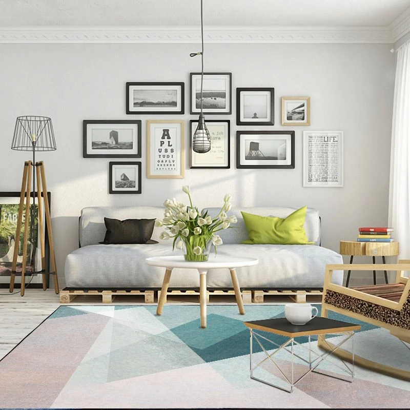 Nordic Simple Large Carpet Living Room Bedroom Bedside Area Rugs Blue Grey Pink Geometric Printed Home Decor Anti-Slip Floor Mat
Nordic Simple Large Carpet Living Room Bedroom Bedside Area Rugs Blue Grey Pink Geometric Printed Home Decor Anti-Slip Floor Mat
