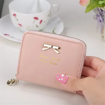 2019 New PU Leather Women Korean Cute Bowknot Purse Solid Wearable Short Wallet Handbag Small Credit Card Holder Money Wallets
2019 New PU Leather Women Korean Cute Bowknot Purse Solid Wearable Short Wallet Handbag Small Credit Card Holder Money Wallets