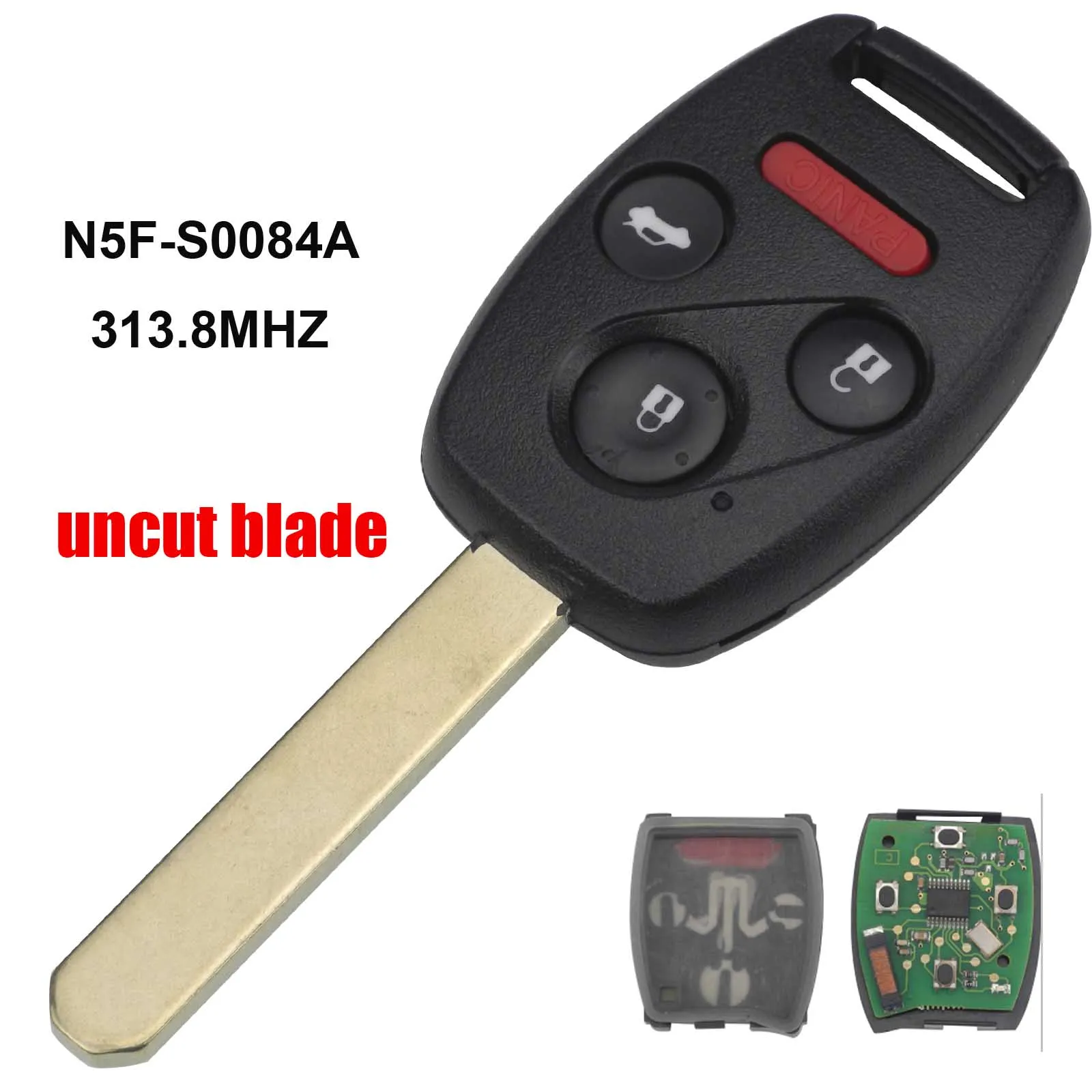 jingyuqin New 313.8MHz ID46 chip 3 Buttons Car Remote Key Shell For Honda Civic EX Si 2006 2007 2008 2009 2010 2011 For Honda
jingyuqin New 313.8MHz ID46 chip 3 Buttons Car Remote Key Shell For Honda Civic EX Si 2006 2007 2008 2009 2010 2011 For Honda