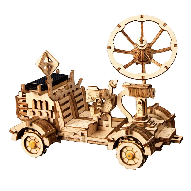 Robotime Moveable Moon Buggy Solar Energy Toy 3D DIY Laser Cutting Wooden Model Building Kits Gift for Children Adult LS401
Robotime Moveable Moon Buggy Solar Energy Toy 3D DIY Laser Cutting Wooden Model Building Kits Gift for Children Adult LS401