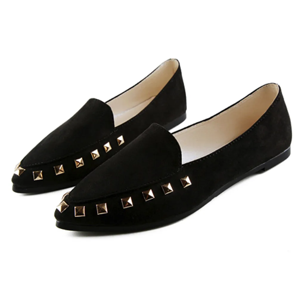 2018 ladies Artificial leather shoes woman zapatos mujer spring summer Women's Flats Shoes Soft Slip-On Rivets casual shoes
2018 ladies Artificial leather shoes woman zapatos mujer spring summer Women's Flats Shoes Soft Slip-On Rivets casual shoes