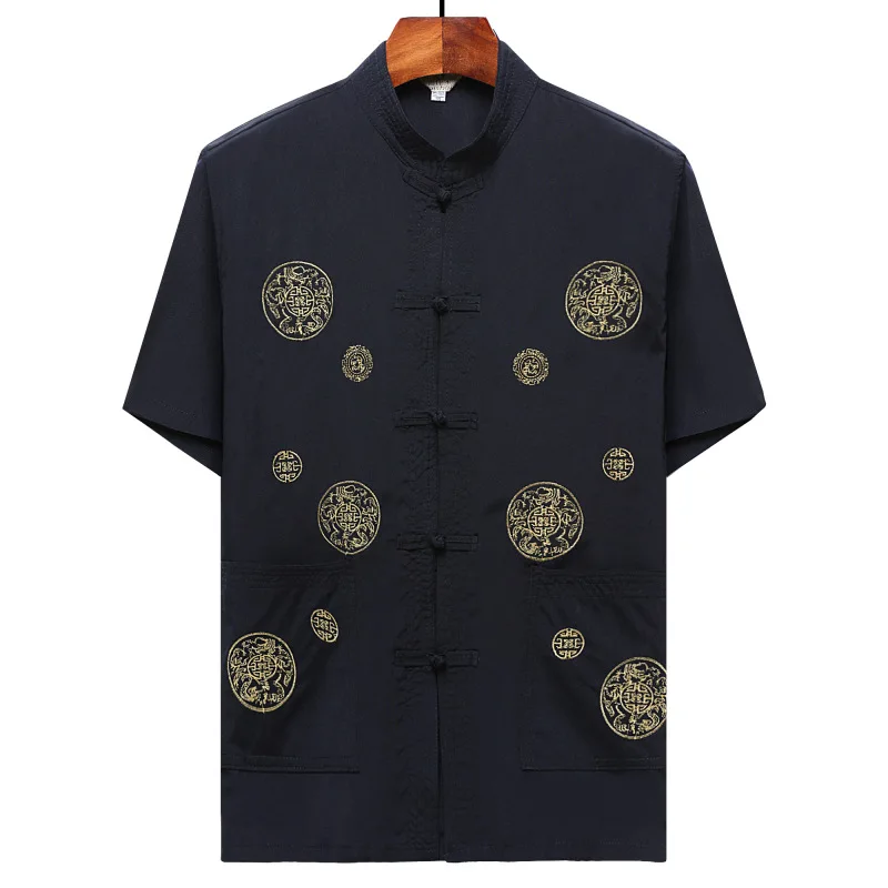 Summer Office Business Garment Chinese Traditional Men Mandarin Collar Kung Fu Shirt Loose Tai Chi Tang Suit Top Clothing M-3XL
Summer Office Business Garment Chinese Traditional Men Mandarin Collar Kung Fu Shirt Loose Tai Chi Tang Suit Top Clothing M-3XL