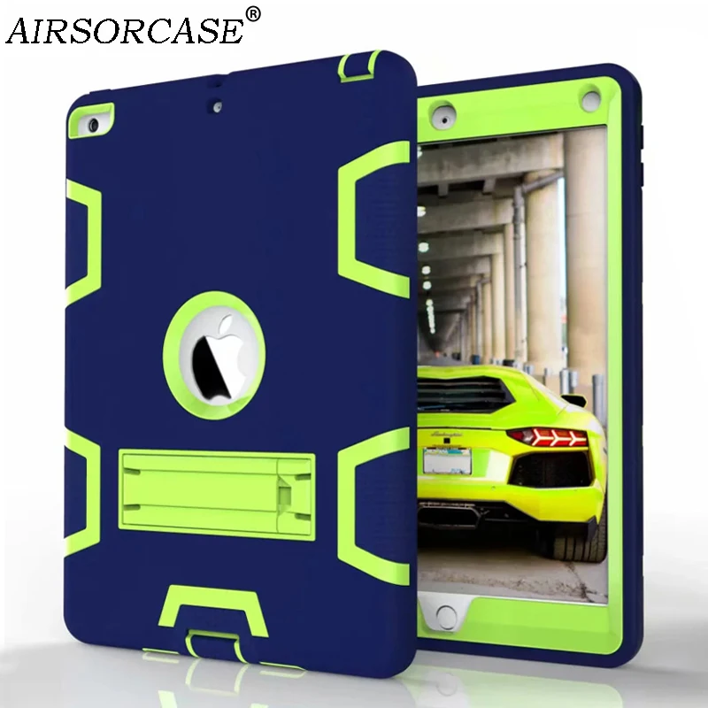 9.7'' for Apple iPad Air Case for iPad 5 iPad5 Cover Tablet Shockproof Protect Cover Hard PC & Silicone Hybrid Kickstand Cover
9.7'' for Apple iPad Air Case for iPad 5 iPad5 Cover Tablet Shockproof Protect Cover Hard PC & Silicone Hybrid Kickstand Cover