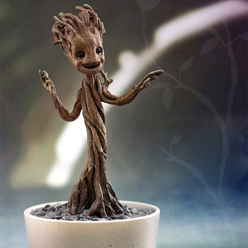 Disney Baby Groot Flowerpot Model Galaxy Guard Action Figure Tree Man Pose Model Anime Decorative PVC Statue Child Toy Model
Disney Baby Groot Flowerpot Model Galaxy Guard Action Figure Tree Man Pose Model Anime Decorative PVC Statue Child Toy Model