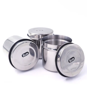 5pcs 8cm tattoo Medical Stainless Steel Cotton Disinfection Container Tank Alcohol Iodine Gauze Canister Medicine Cylinder Box t
5pcs 8cm tattoo Medical Stainless Steel Cotton Disinfection Container Tank Alcohol Iodine Gauze Canister Medicine Cylinder Box t