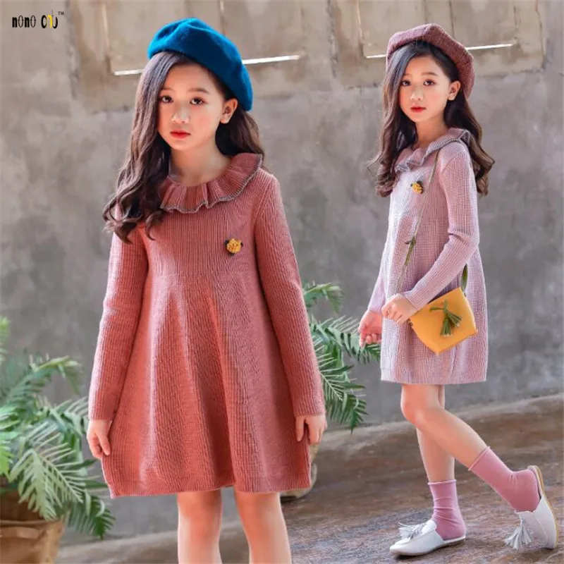 Children Clothing Autumn Winter Girls Sweater Dresses Long Sleeve Princess Dress Child Vestido Kid Costume 4 5 6 7 8 10 12 Years
Children Clothing Autumn Winter Girls Sweater Dresses Long Sleeve Princess Dress Child Vestido Kid Costume 4 5 6 7 8 10 12 Years