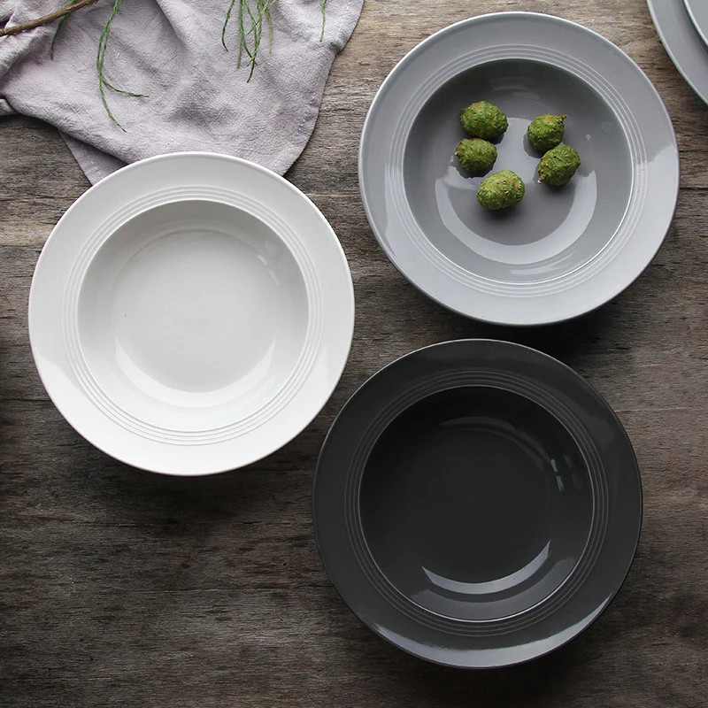 Simple Bowls Western Soup Pasta Dishes Hotel And Restaurant Specialties Bowl Beautiful European Spiral Straw Hat Shape Plate
Simple Bowls Western Soup Pasta Dishes Hotel And Restaurant Specialties Bowl Beautiful European Spiral Straw Hat Shape Plate