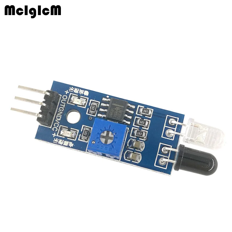 MCIGICM 10pcs Smart Car Robot Reflective Photoelectric 3pin IR Infrared Obstacle Avoidance Sensor Module for arduino Diy Kit
MCIGICM 10pcs Smart Car Robot Reflective Photoelectric 3pin IR Infrared Obstacle Avoidance Sensor Module for arduino Diy Kit
