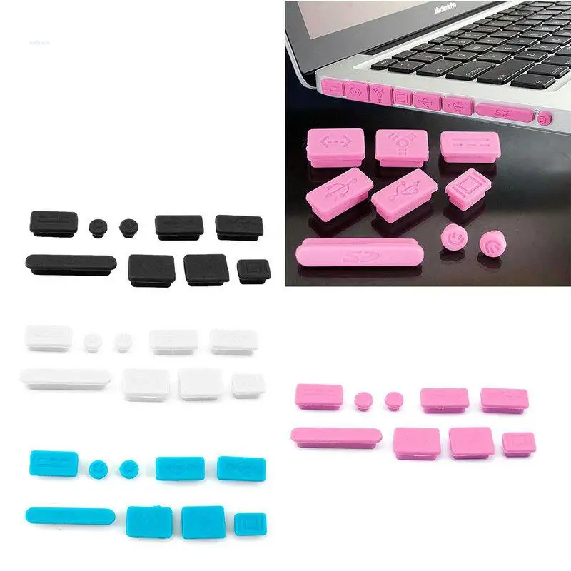 Silicone Anti Dust 9 Plug Cover Set Laptop Dust Plug Dustproof Plug USB Dust Plug For Laptop for Macbook Pro 9pcs/lot 1set
Silicone Anti Dust 9 Plug Cover Set Laptop Dust Plug Dustproof Plug USB Dust Plug For Laptop for Macbook Pro 9pcs/lot 1set