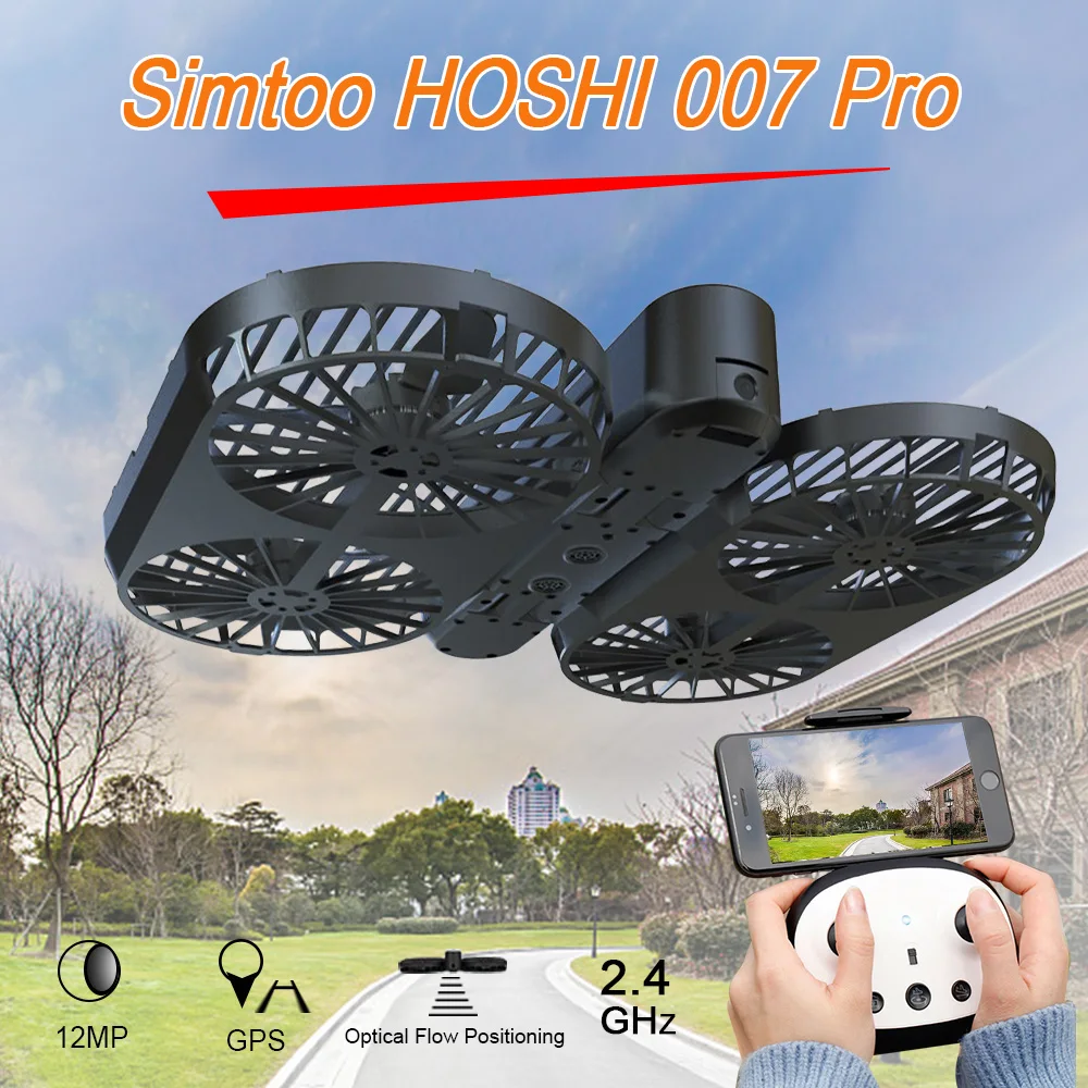 RC Drone with Camera 007 Pro 12MP 4K Wifi FPV Selfie Dron Brushless Foldable Optical Flow GPS Quadcopter w/ Remote Controller
RC Drone with Camera 007 Pro 12MP 4K Wifi FPV Selfie Dron Brushless Foldable Optical Flow GPS Quadcopter w/ Remote Controller