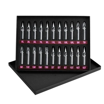 22Pcs Tattoo Accessories Stainless Steel Tattoo Nozzle Tips Kit RL M1 DT RT FT Tattoo Tips Tattoo Supplies
22Pcs Tattoo Accessories Stainless Steel Tattoo Nozzle Tips Kit RL M1 DT RT FT Tattoo Tips Tattoo Supplies