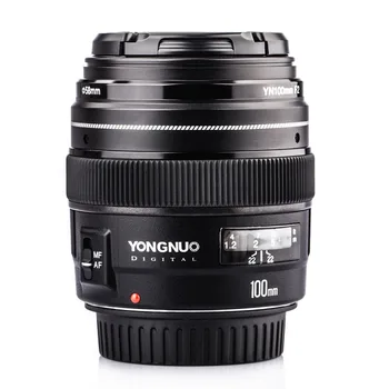 YONGNUO YN100mm F/2-F/22 AF/MF 100mm Medium Telephoto Lens Large Aperture Auto Focus Lens Prime Lens For Canon EOS Rebel Camera
YONGNUO YN100mm F/2-F/22 AF/MF 100mm Medium Telephoto Lens Large Aperture Auto Focus Lens Prime Lens For Canon EOS Rebel Camera