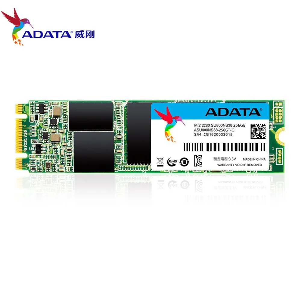 ADATA SU800 M.2 2280 256GB Ultimate 3D NAND Твердотельный накопитель (ASU800NS38-256GT-C) | Компьютеры и офис