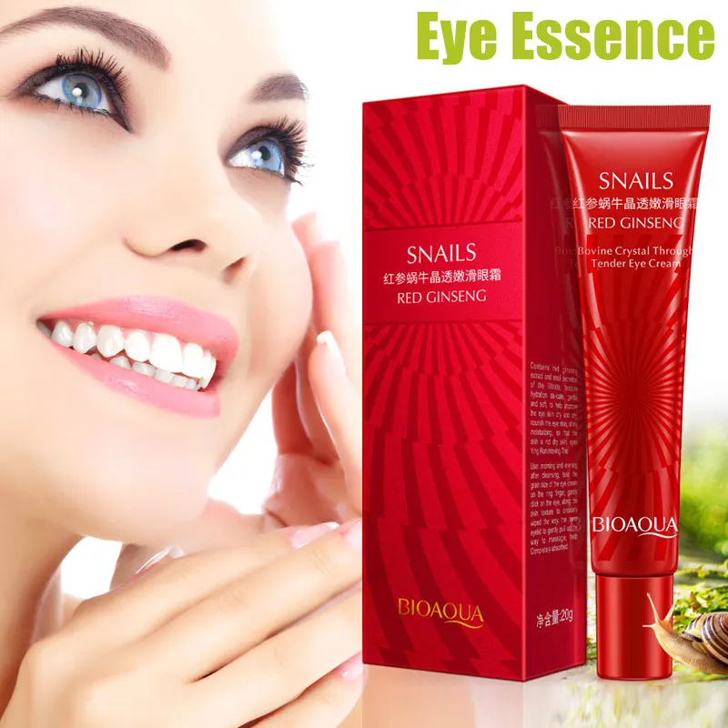 Red Ginseng Snail Crystal Translucent Cream Emulsion Moisturizing Line Eye Serum Eye Care OA66
Red Ginseng Snail Crystal Translucent Cream Emulsion Moisturizing Line Eye Serum Eye Care OA66