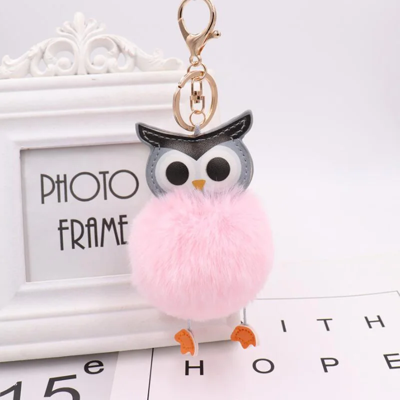 

10pcs/lot Baby Shower Party Favors Guest Giveaway Lovely Fluffy Owl Personalized Present Birthday Gift For Wedding Souvenir