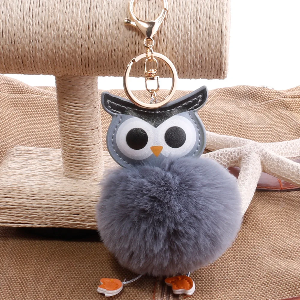 DIEZI Cute Girls Women Gift Owl Doll Keychain Gift Rabbit Fur Ball Key Chain Car Key Holder Bag Pendant Charm Accessories
DIEZI Cute Girls Women Gift Owl Doll Keychain Gift Rabbit Fur Ball Key Chain Car Key Holder Bag Pendant Charm Accessories