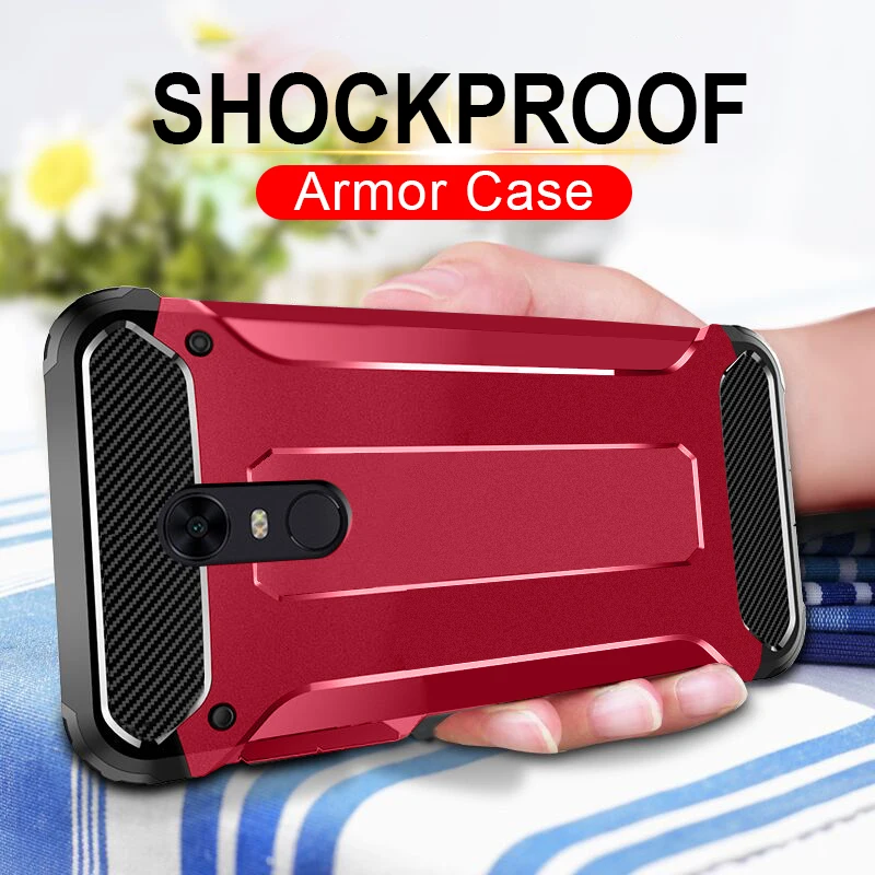 Armor Shockproof Soft Case On The For Xiaomi Redmi Note 5 Pro 5 PLus 5A PC+TPU Full Cover For Xiaomi Pocophone F1 Bumper Case
Armor Shockproof Soft Case On The For Xiaomi Redmi Note 5 Pro 5 PLus 5A PC+TPU Full Cover For Xiaomi Pocophone F1 Bumper Case