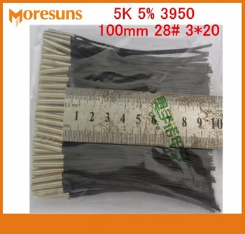 Fast Free Ship 10pcs ot New 5K 5% 3950 length 100mm 28# probe 3*20MM NTC thermistor temperature sensor
Fast Free Ship 10pcs ot New 5K 5% 3950 length 100mm 28# probe 3*20MM NTC thermistor temperature sensor