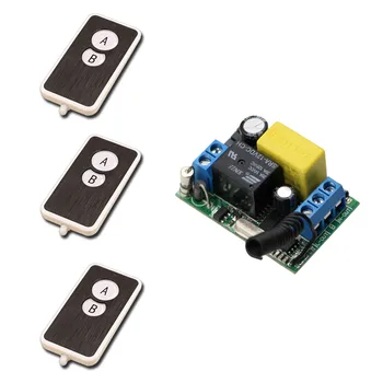 Smart Home 220V 1CH 10A Wireless Remote Control Switch System Receiver & Three Transmitters For Garage Door
Smart Home 220V 1CH 10A Wireless Remote Control Switch System Receiver & Three Transmitters For Garage Door