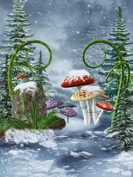 Customize washable wrinkle free fairy land snow mushroom photography backdrops for kids photo studio portrait backgrounds HG-347
Customize washable wrinkle free fairy land snow mushroom photography backdrops for kids photo studio portrait backgrounds HG-347