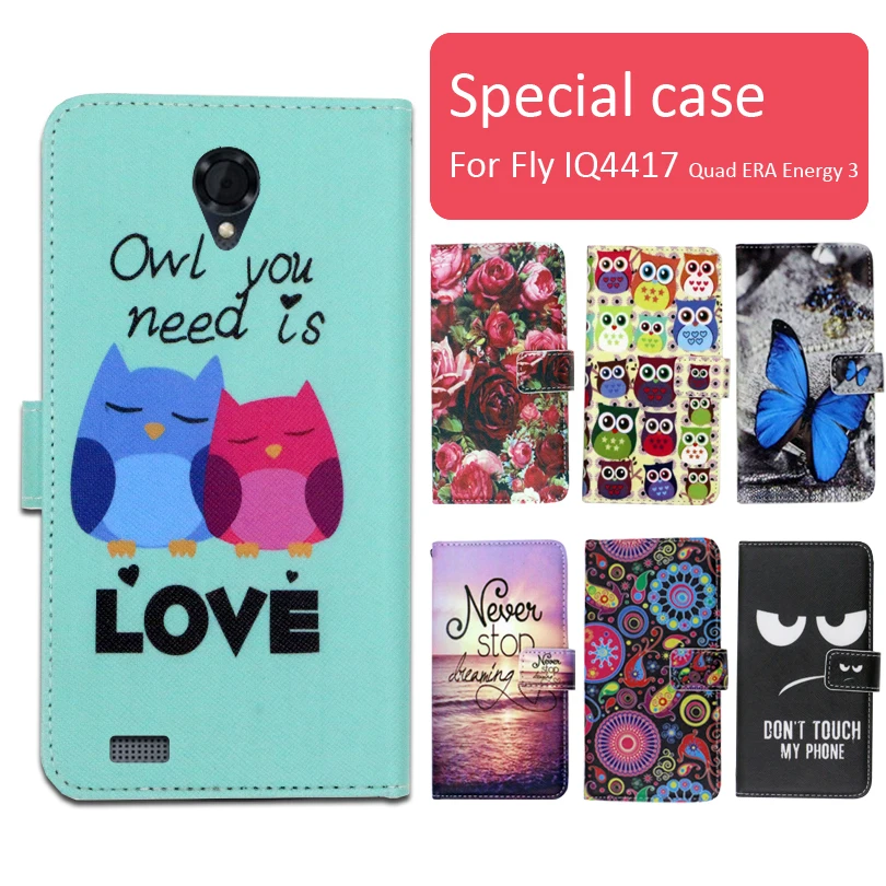 Fashion cartoon printed flip wallet leather case for Fly IQ4417 Quad ERA Energy 3 phone bag book case,free gift
Fashion cartoon printed flip wallet leather case for Fly IQ4417 Quad ERA Energy 3 phone bag book case,free gift